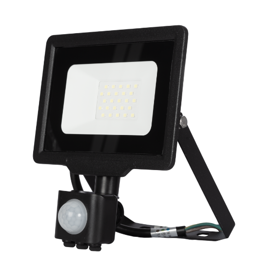 Imagine Proiector LED SMD Slim Senzor 20W Negru