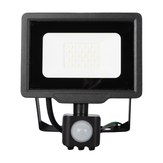 Imagine Proiector LED SMD Slim Senzor 20W Negru