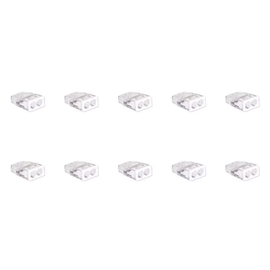 Imagine Clemă legătură 2 conductoare FY 0,5-2,5 mm², set 10 buc – WAGO | 2273-202