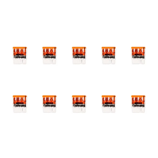 Imagine Clemă legătură 3 conductoare FY 0,5-2,5 mm², set 10 buc – WAGO | 2273-203