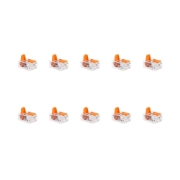 Imagine Clemă legătură 2 conductoare FY/MYF 0,2-4 mm², set 10 buc – WAGO | 221-412