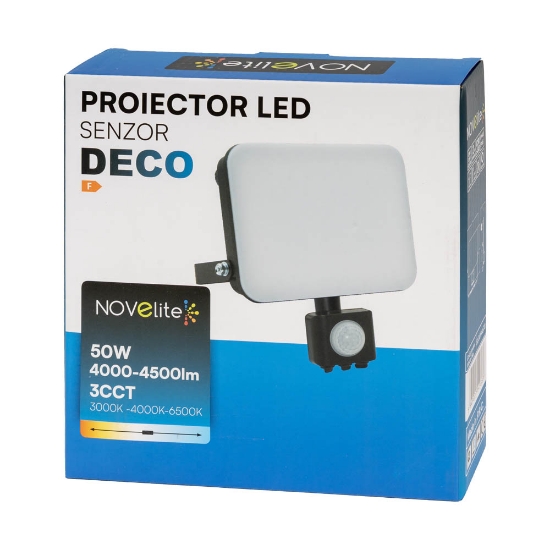 Imagine Proiector senzor LED Deco 50W 3CCT IP65- Novelite