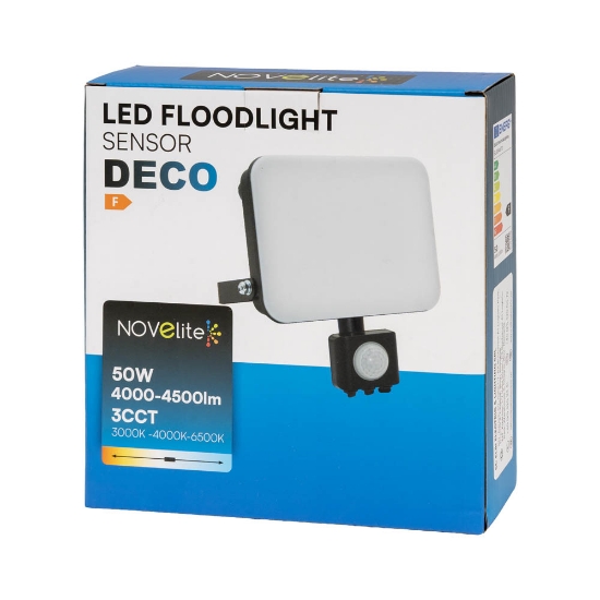 Imagine Proiector senzor LED Deco 50W 3CCT IP65- Novelite