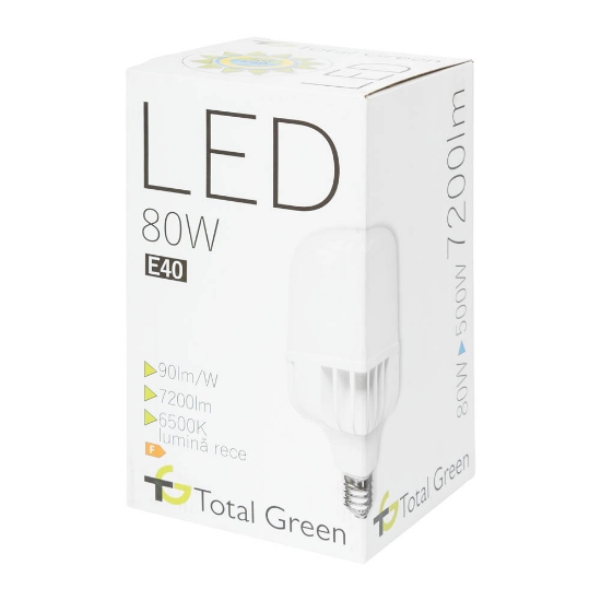 Imagine Bec Led 80W E40 6500K, Total Green