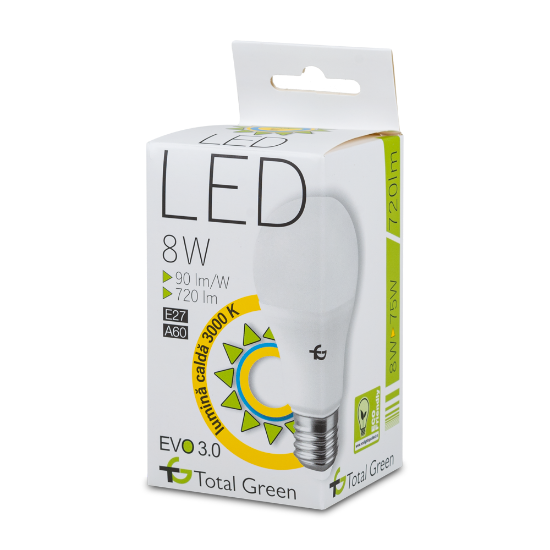 Imagine Bec LED EVO3.0 A60 8W E27 3000K