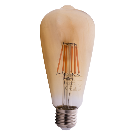 Imagine Bec LED EVO17 Filament ST64 6W E27 2200K Auriu