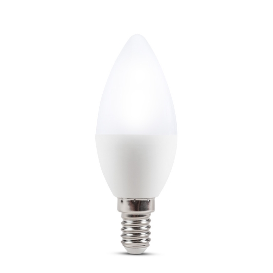 Imagine Bec LED LUMANARE 7W E14 6400K – NOVELITE