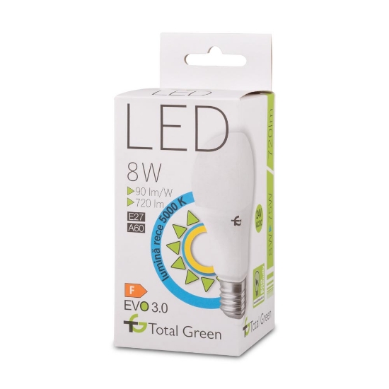 Imagine Bec LED A60 E27 8W 5000K 24V