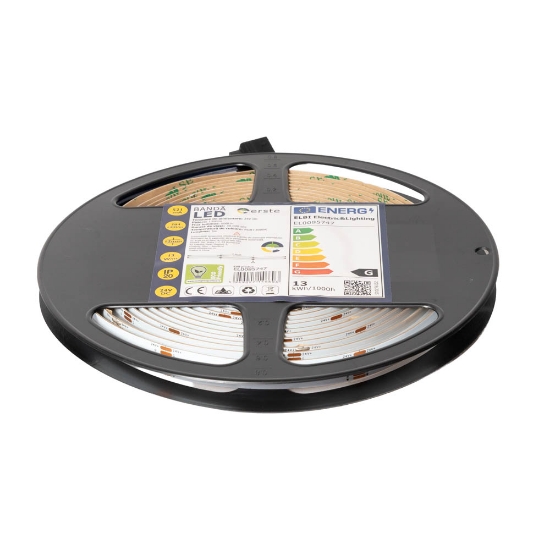 Imagine Bandă LED 24V COB 13W/m RGB + 3000K IP20 Rolă 5m - ERSTE