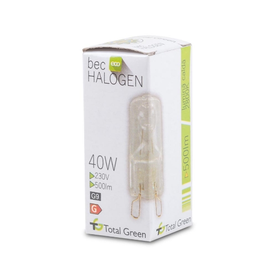 Imagine Bec halogen bulb 40W G9 ECO, Total Green