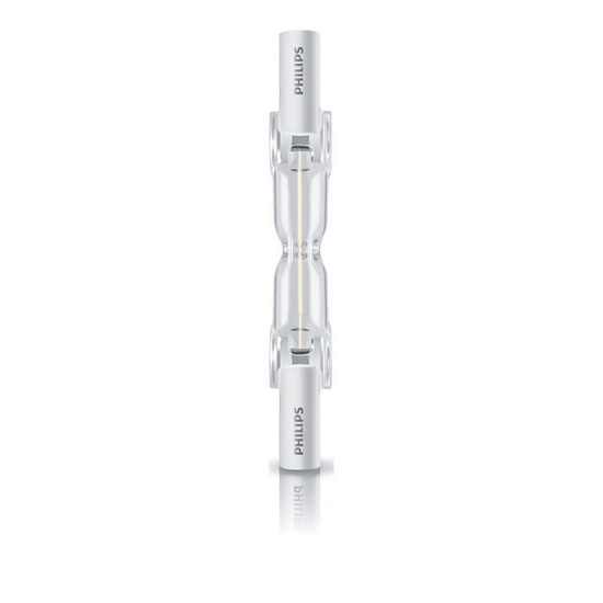 Imagine Bec halogen liniar 90W R7S 78mm, Philips