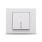 Imagine Întrerupător cap scară 10A alb Grano - OVIVO | 400-010200-210