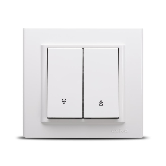 Imagine Întrerupător simplu 10A alb Mina - OVIVO | 401-010200-216