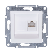 Imagine Priză date RJ45 Cat6 alb Asfora - SCHNEIDER | EPH4770121