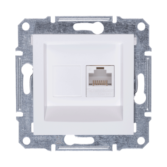 Imagine Priză date RJ45 Cat6 alb Asfora - SCHNEIDER | EPH4770121