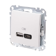 Imagine Priză USB 2.4A alb Noua Sedna - SCHNEIDER