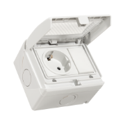 Imagine Întrerupător simplu aplicat 10A IP55 gri PT IP55 - TOTAL GREEN | 1205.102