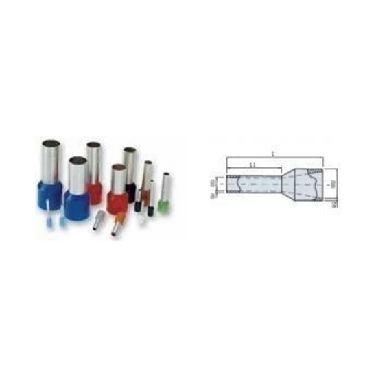 Imagine Pin izolat 1/8mm² (100buc) roșu – GERKON