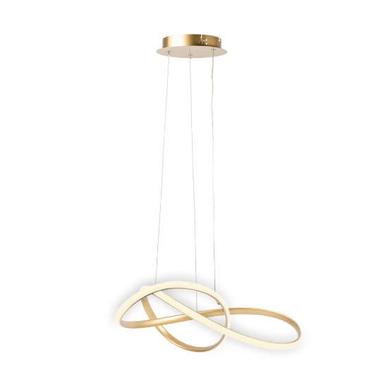 Imagine Pendul Libra 40W 60X150cm 3000-6500K, auriu, Erste
