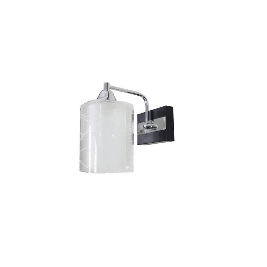Imagine Aplica Niege Crom+Negru+Alb 1xE27 60W