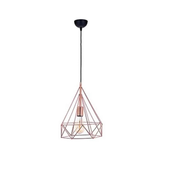Imagine Pendul Piramit 1Xe27 Negru Cupru – OKTAY | 10101