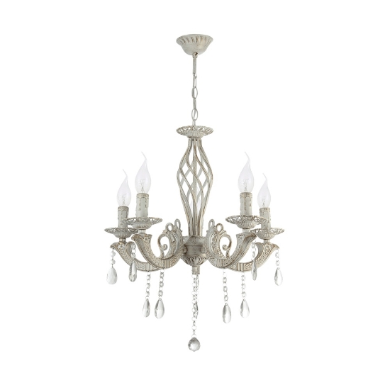 Imagine Candelabru Pandora Alb Vintage 5xE14 60W