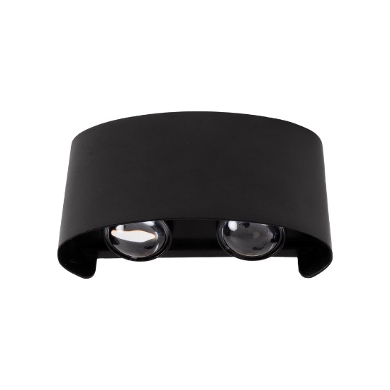 Imagine Aplica Monty LED 4X4W 3000K IP54, negru, Erste