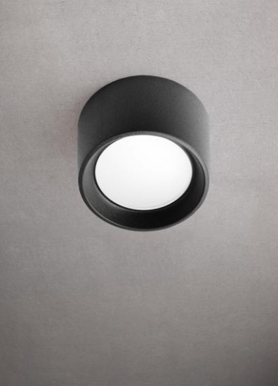 Imagine Plafonieră Livia 10W 3000K-6500K IP55, negru, Fumagalli