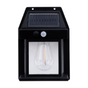 Imagine Lampa solara Bayern senzor 3W IP44, negru, Erste