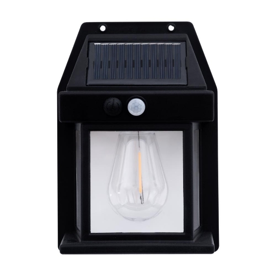 Imagine Lampa solara Bayern senzor 3W IP44, negru, Erste