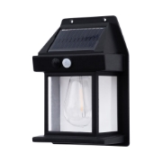 Imagine Lampa solara Bayern senzor 3W IP44, negru, Erste