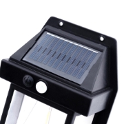 Imagine Lampa solara Bayern senzor 3W IP44, negru, Erste