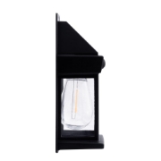 Imagine Lampa solara Bayern senzor 3W IP44, negru, Erste