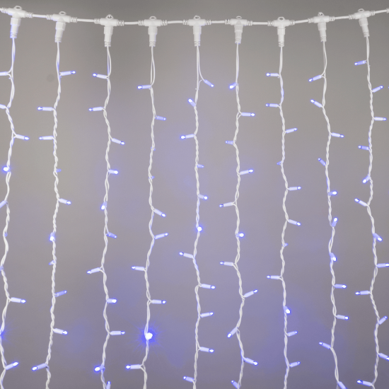 Imagine Perdea Luminoasa 494 LED-uri Albastru