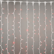 Imagine Perdea Luminoasa 494 LED-uri Rosu
