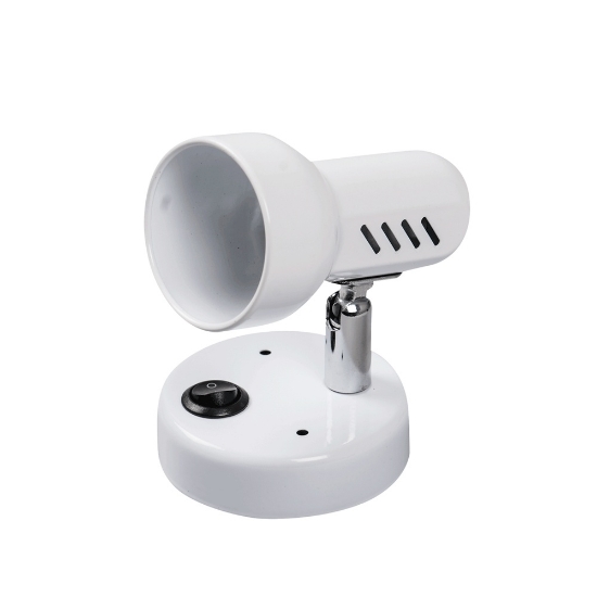 Imagine Spot Bara Rodin Alb 1xE14 Intrerupator 60W