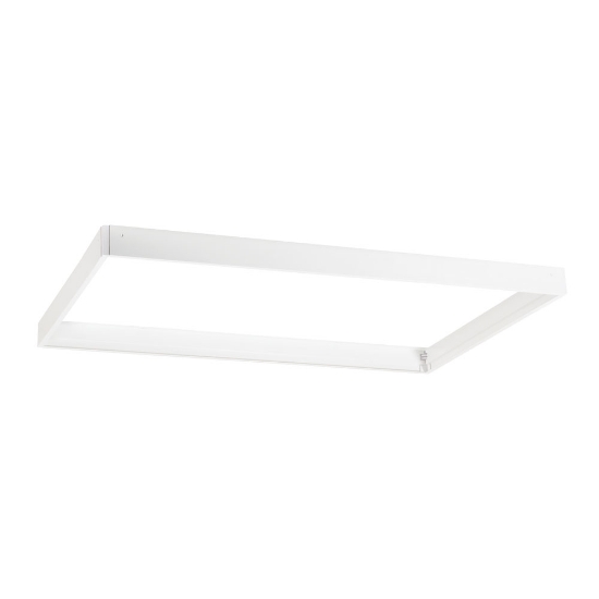 Imagine Rama Aluminiu Alb Panou LED Slim 295x1195x43mm - NOVELITE
