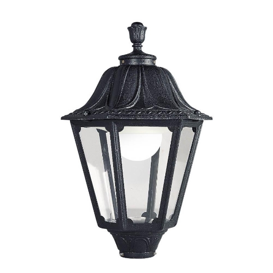 Imagine Corp Pietonal LED Clasic Negru TOBIA 30W 3000K/4000K - FUMAGALLI