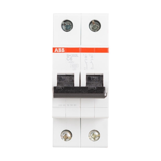 Imagine Intrerupator Automat 6A 2P C 4.5Ka SH202-L