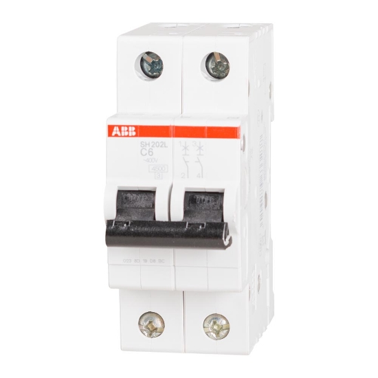 Imagine Intrerupator Automat 6A 2P C 4.5Ka SH202-L