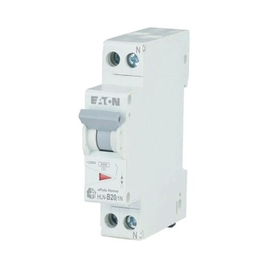 Imagine Întrerupător automat 1P+N 20A curba B 4.5kA – EATON | 501052