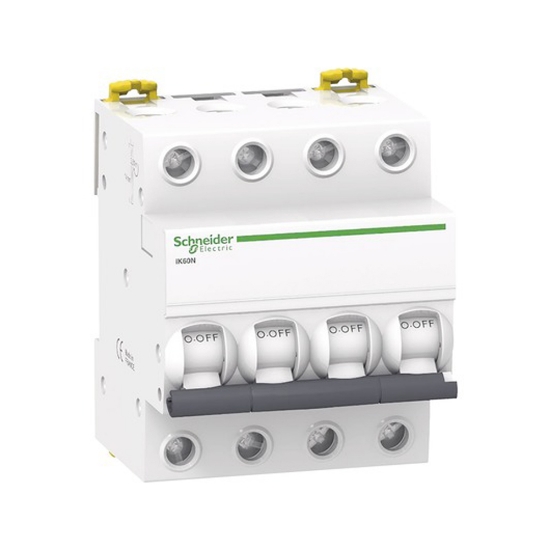 Imagine Întrerupător automat 4P 63A curba C 6kA – SCHNEIDER | A9K24463