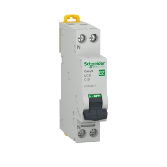 Imagine Intrerupator automat 10A 1P+N 4.5KA, Schneider