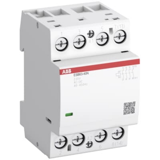 Imagine Contactor instalatie 63A 4NO 230V, ABB