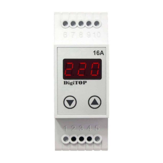 Imagine Releu protecție tensiune 16A – DIGI TOP