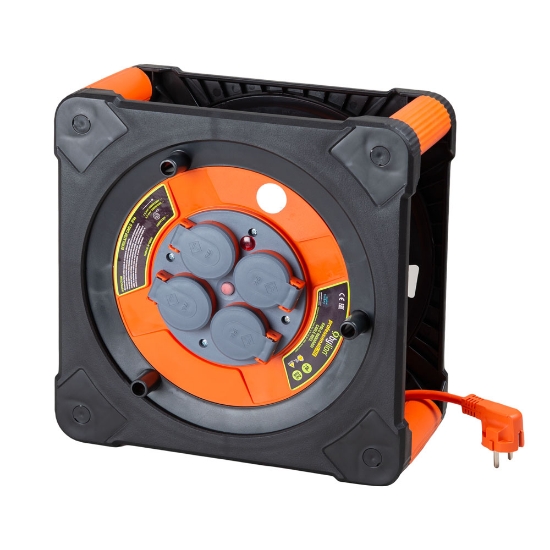 Imagine Derulator caseta 4 prize 40m 3X2.5 IP44 - BYLION