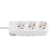 Imagine Prelungitor 3 prize Schuko 3x1,5mm² 5m alb Myra – EL-BI