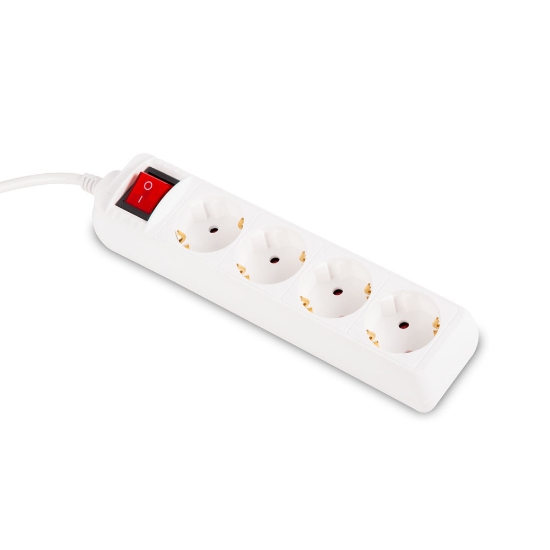 Imagine Prelungitor 4 prize cu întrerupător 3x1mm² 3m – INLET