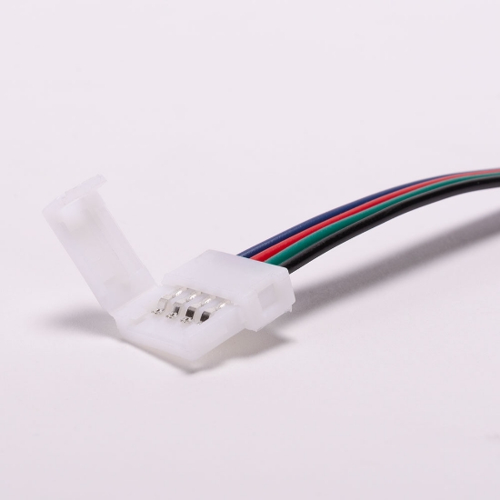 Imagine Conectori Banda LED IP20 RGB cu Fir