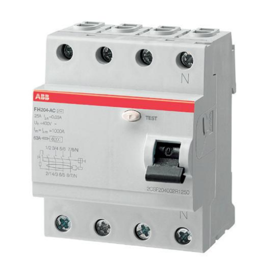 Imagine Intrerupator Diferential 25A 4P 6Ka 300mA